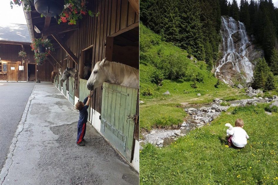 Brochaux Waterfall in Montriond