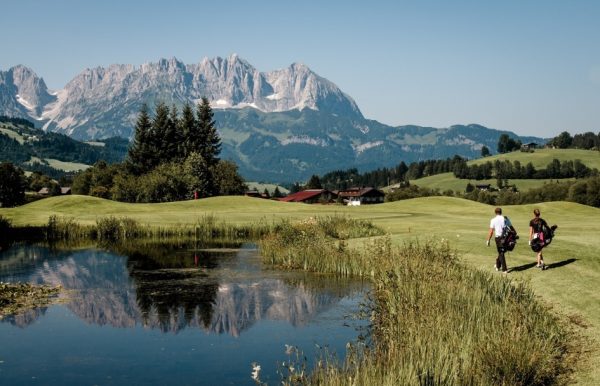One of the top 5 golf courses in the Alps is Golf Club Schwarzee in Kitzbuhel