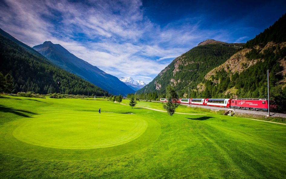 play golf beneath the watchful eye of the Matterhorn at one of the top 5 golf courses in the Alps, the Matterhorn Golf Club