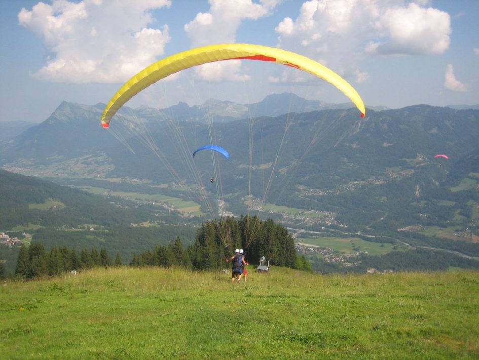 Paragliding, Samoens