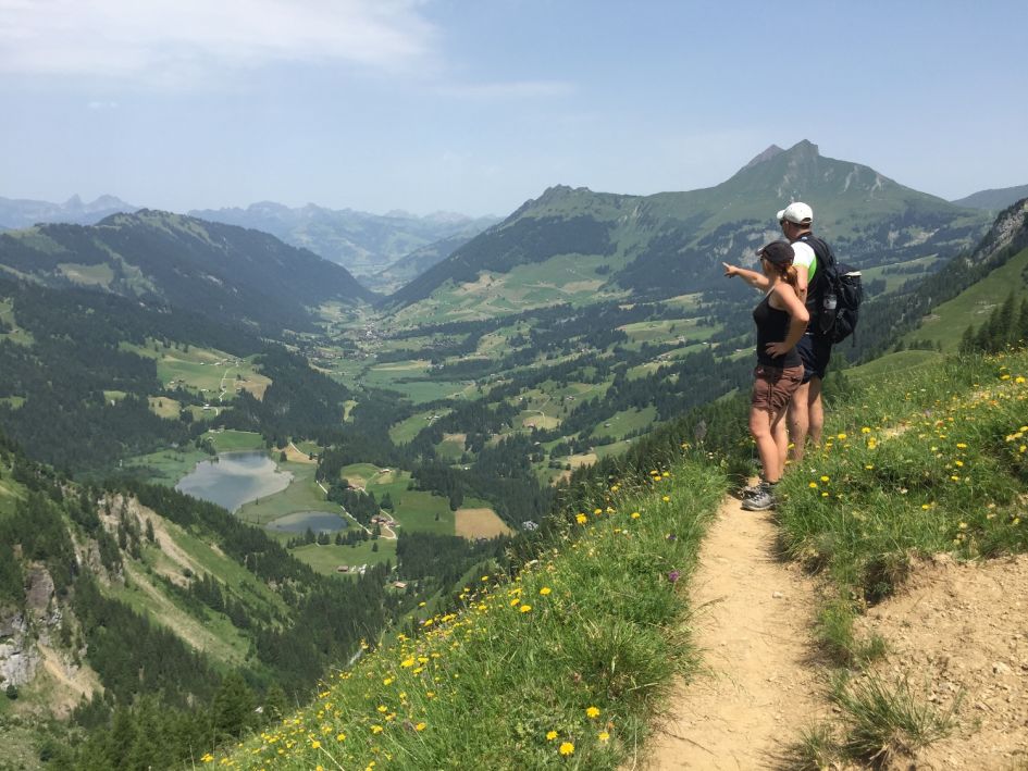 hiking in the alps, walking holidays in the Alps, hiking in Gstaad 