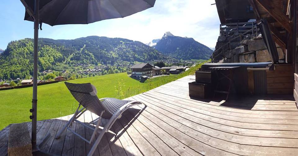 Terrace of Chalet Guytaune, Morzine