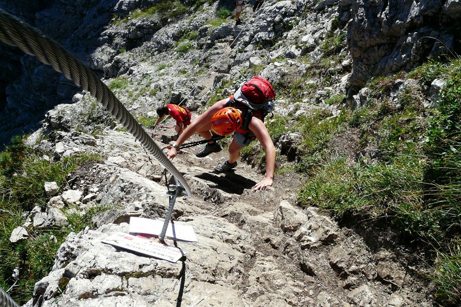 Via Ferrata - summer activity Morzine