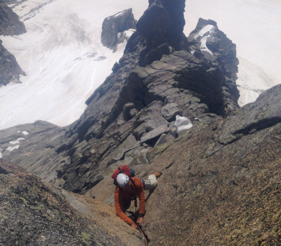 Dean Pollen. Climbing. Glacier. Rock. 