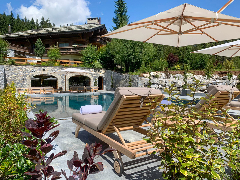 best luxury summer chalets, ultimate luxury, super luxury summer chalets, Crans Montana