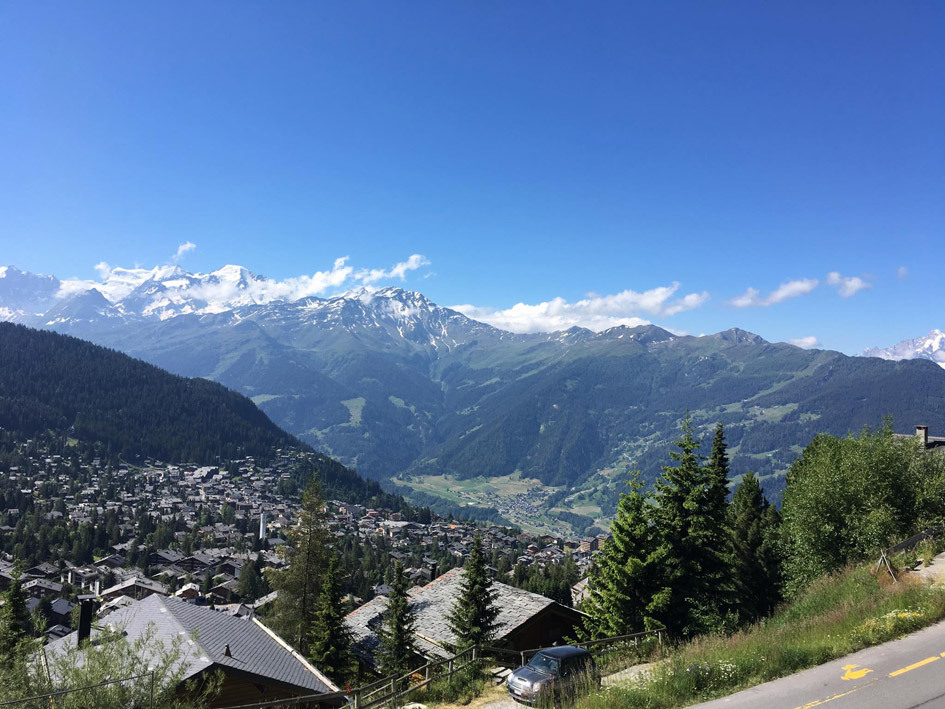 Verbier in the summer. Summer holidays in Verbier.