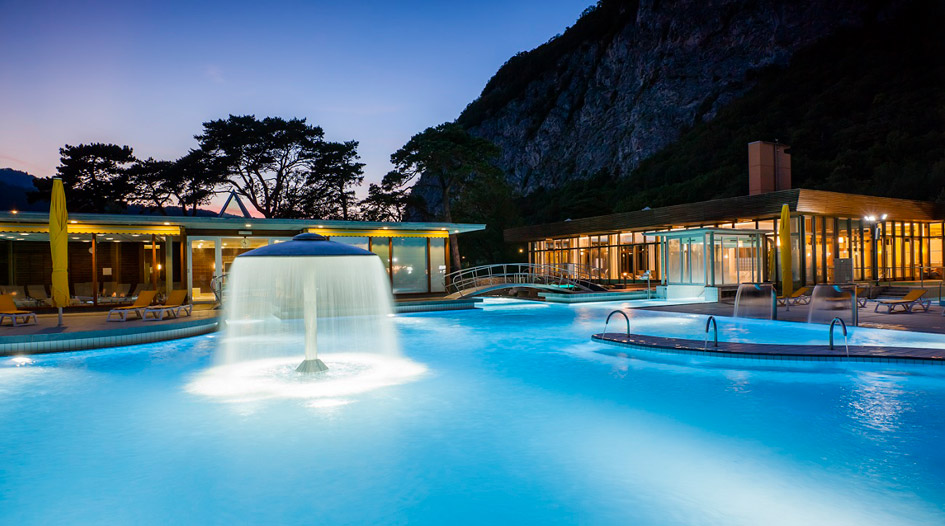 Warmest Thermal Spas in Switzerland. Thermal Spa near Verbier 