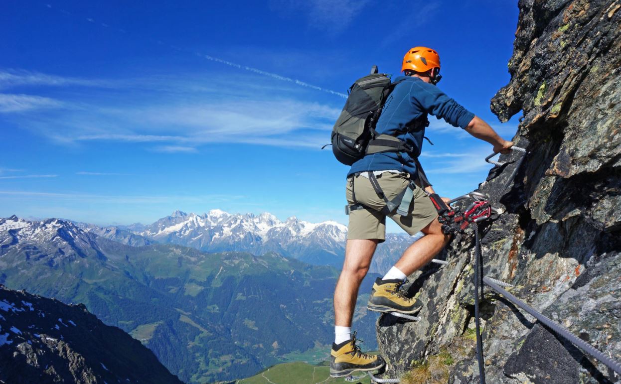 Taking to the hieghts with Via Ferrata in Verbier