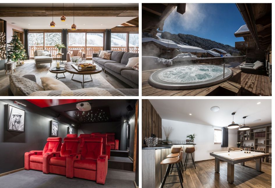 Les Gets, summer, cinema room, mountains, luxury chalet, family summer holiday