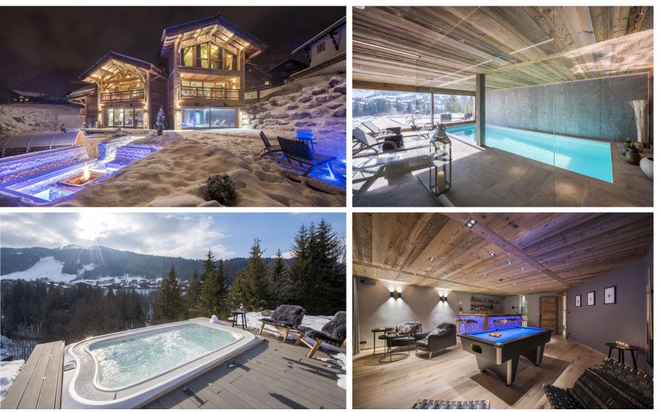 Morzine, luxury chalet, swimming pool, summer, family chalet