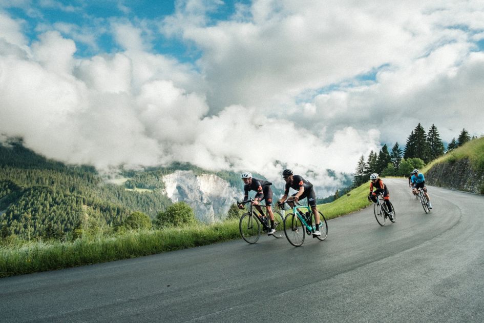 Haute Route Davos, Davos. Credit: Haute Route cycling events in the Alps, summer cycling events, Davos summer events, Haute Route Davos