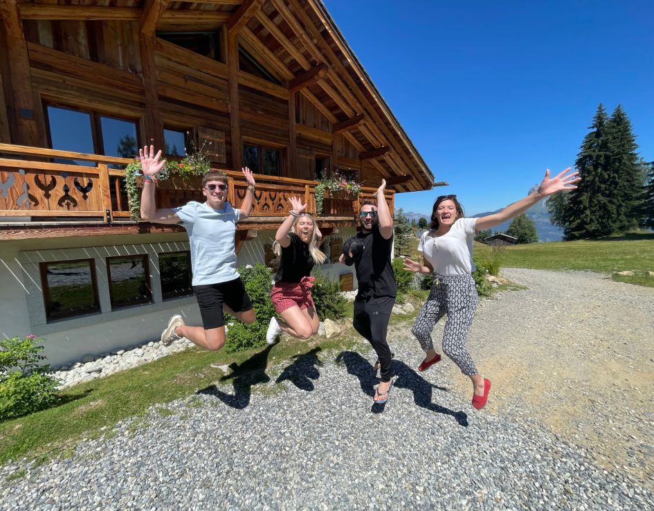 Fun in the sun on a Chamonix summer holiday... Chamonix summer holidays, luxury summer holidays in Chamonix, luxury place to stay in Chamonix in summer, chalet holidays in Chamonix