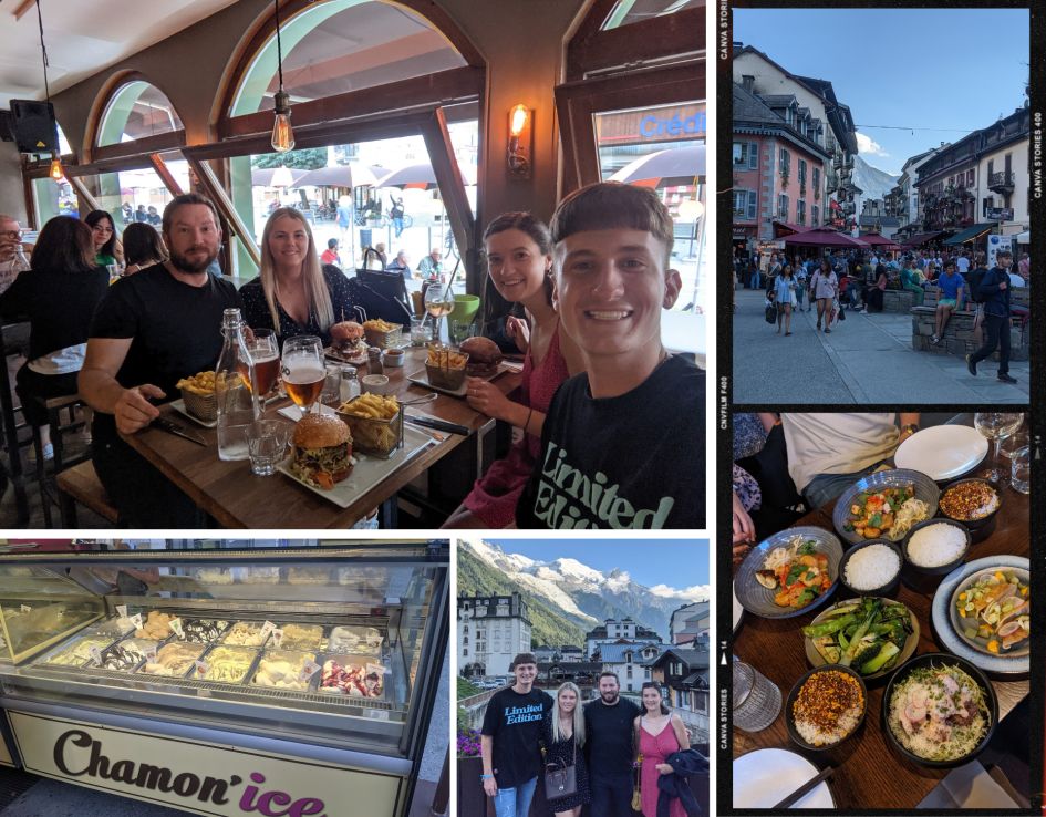 Places to eat in Chamonix! There are a number of best bars and restaurants in Chamonix centre, suitable for all dietary requirements and tastebuds on your Chamonix summer holiday...