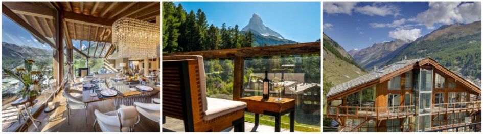 luxury summer chalets in Zermatt, Zermatt summer chalets, luxury summer holidays in Switzerland 