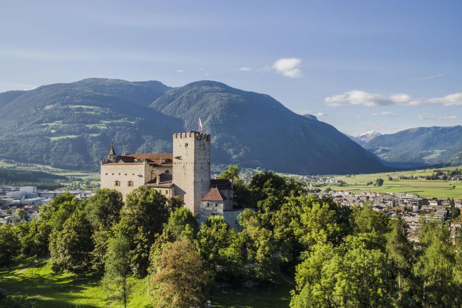 Bruneck Castle in Brunico, experience culture in the Dolomites.