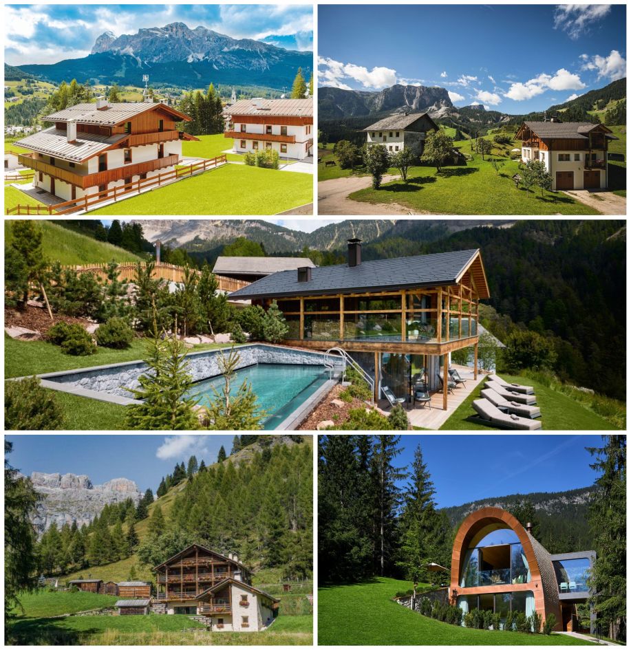 Luxury summer chalets in the Dolomites