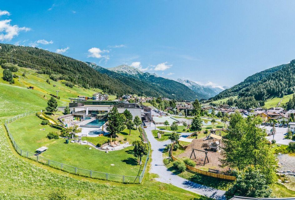Views of St Anton's resort centre, showcasing some of its lovely family facilities.